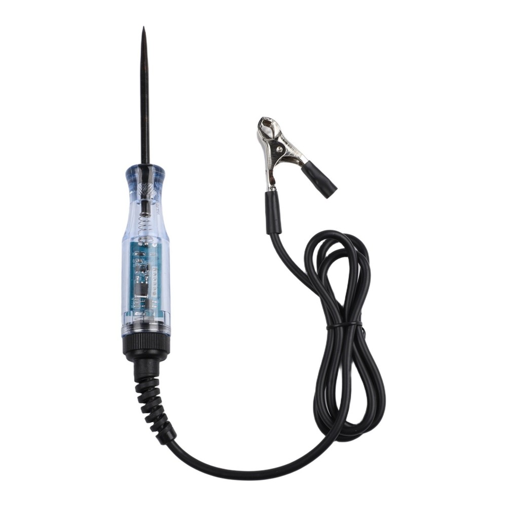 6V 12V 24V DC Auto Voltage Tester Pen with LED Light and Flexible Probe Wire