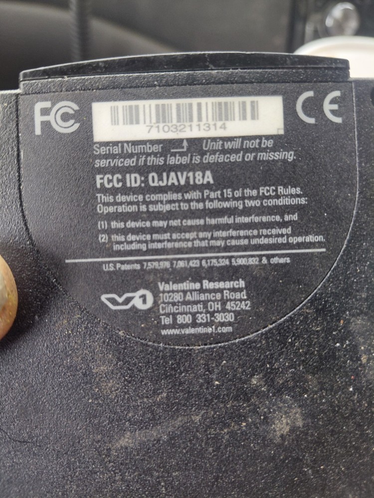 Legendary Valentine One Radar Detector. Generation 1