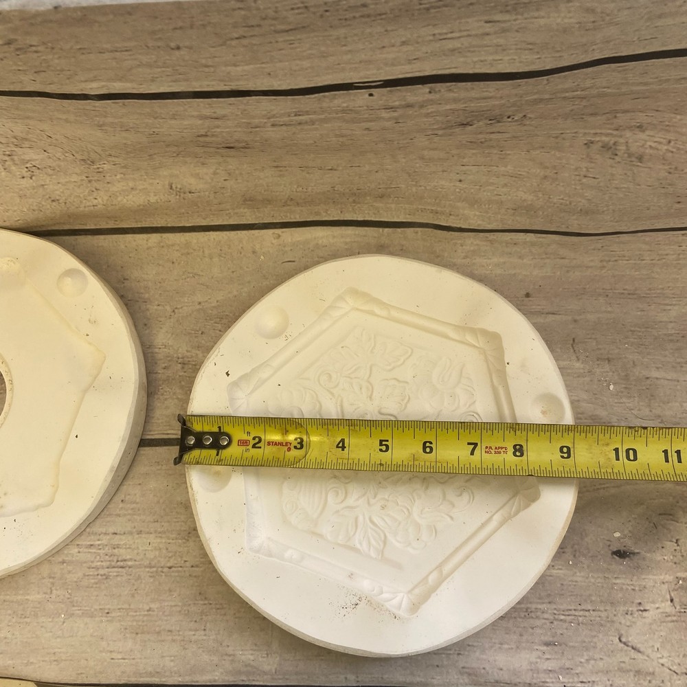 Vintage 1977 Gemini Ceramic Casting Mold Flower Disk #72