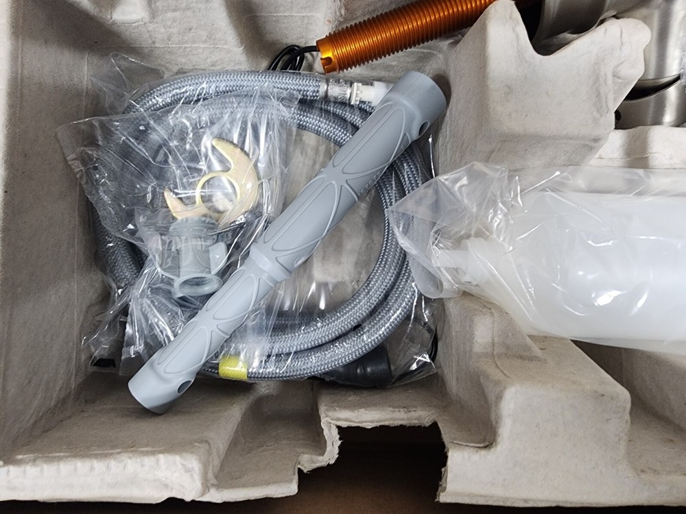 Moen Birchfield Touchless SingleHandle Sprayer Kitchen Faucet-Stainless