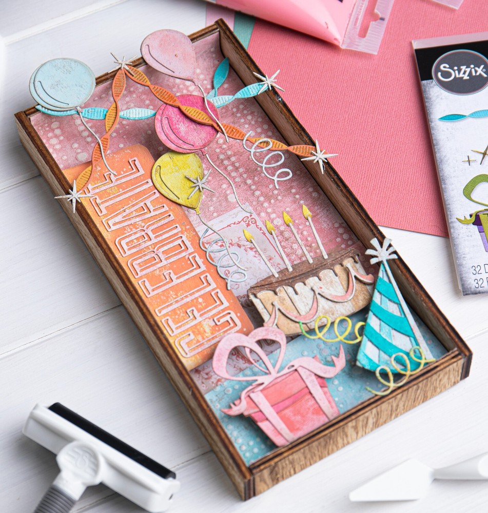 Sizzix Thinlits Alphanumeric Emporium 41pc set #666282 Retail $24.99 Tim Holtz