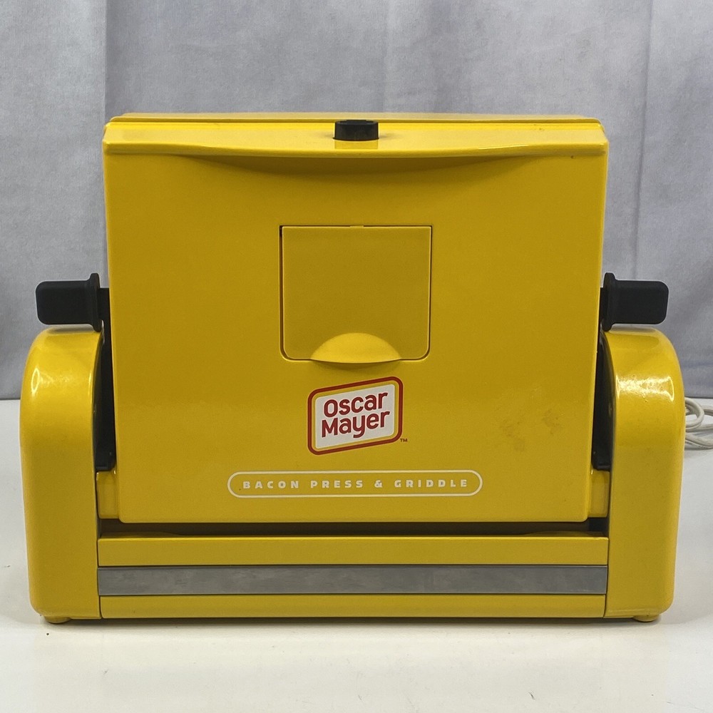Oscar Mayer ​Yellow Bacon Press & Griddle WORKS!