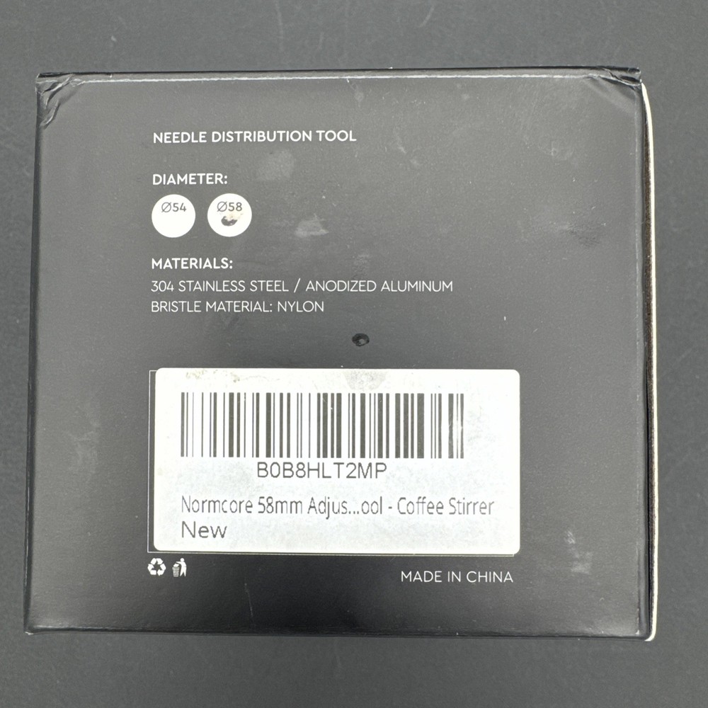 Normcore 58mm Adjustable WDT Needle Distribution Tool – V2 for Espresso