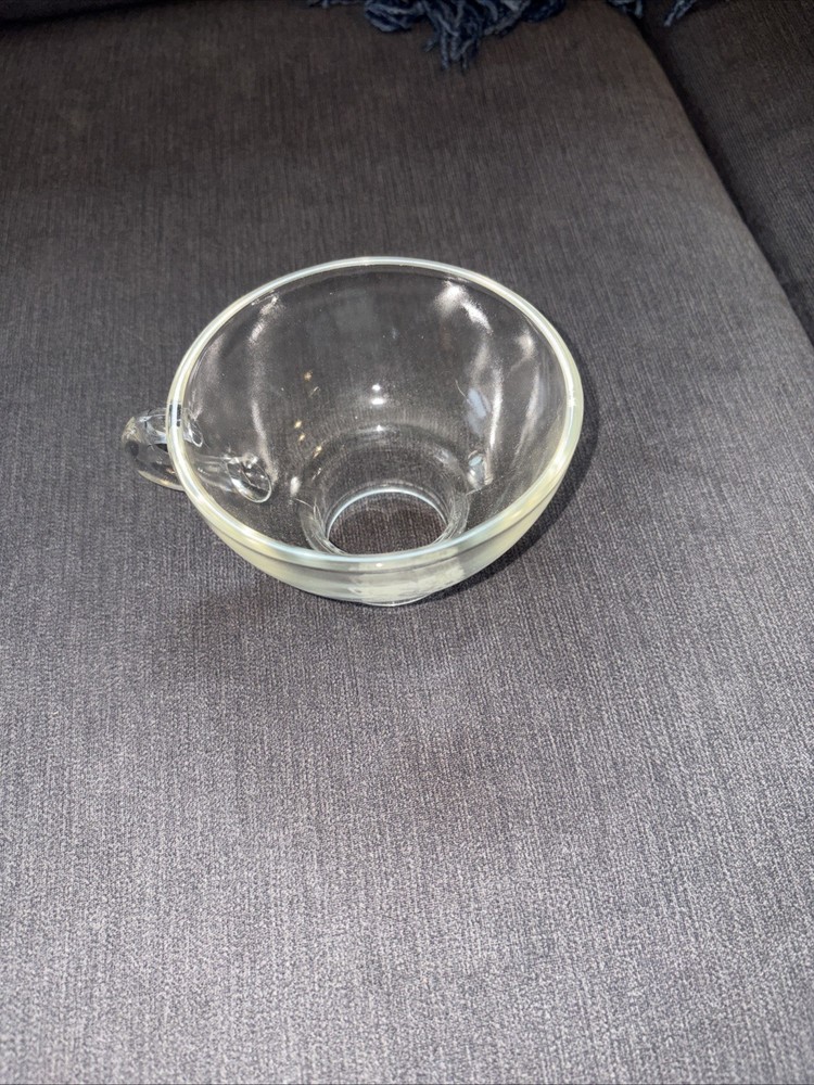 Vintage Glass Canning Funnel Finger Loop Handle Kitchen