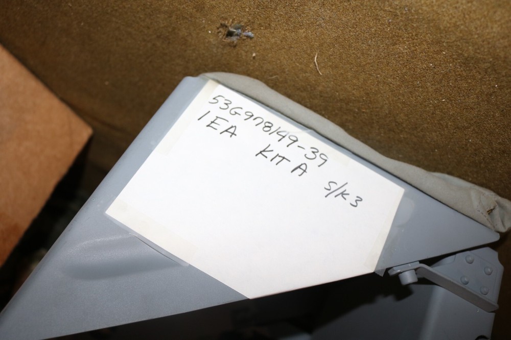 RARE F-4 Phantom cockpit mounted zippered flip down map case