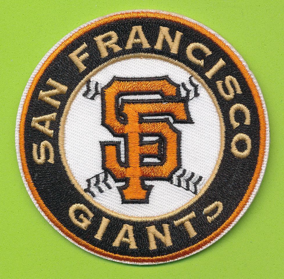 3"  Circular Embroidered Iron On Patch - San Francisco Giants