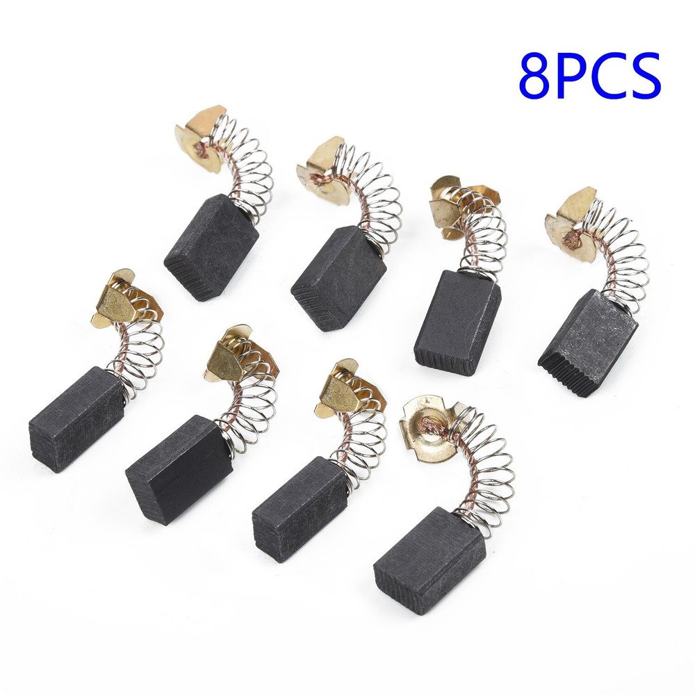 8Pcs Angle Grinder Motor Carbon Brushes Replacement Part For Power Tool New