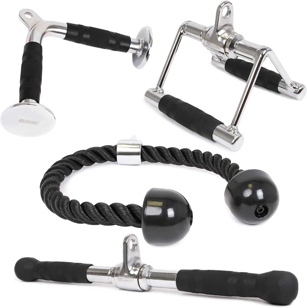 Triceps Pull Down Attachment, Cable Machine Accessories for Home Gym, Lat Pul...