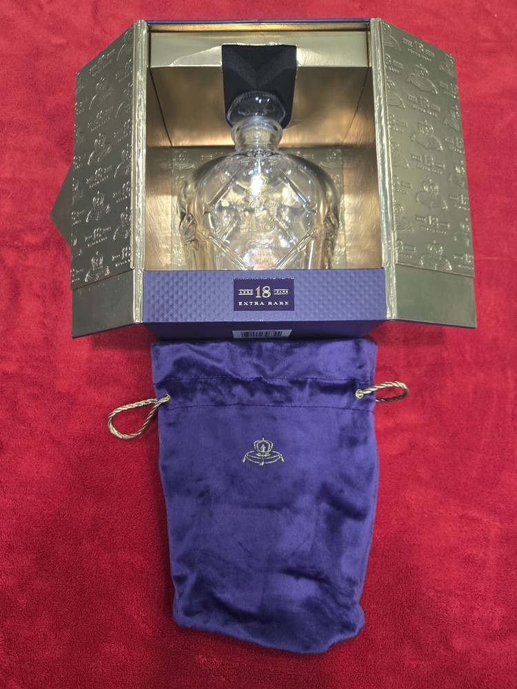18 Year Old Crown Royal Bottle