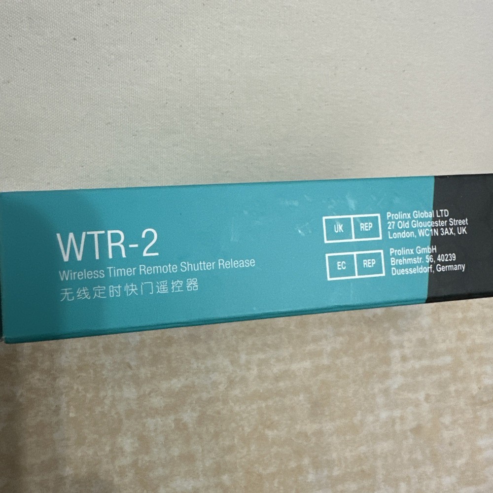 AODELAN WTR-2 Wireless Shutter Release Timer Remote Control New Open Box