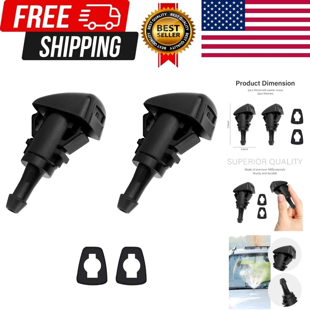 2PCS Front Windshield Washer Nozzle Compatible with Chrysler Dodge Ram,Car Winds