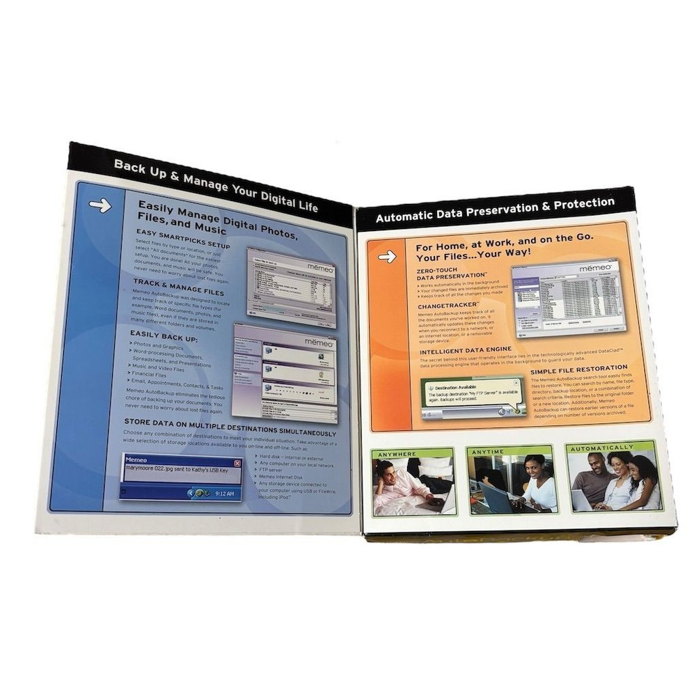 Encore Memeo AutoBackup Software CD for Windows XP