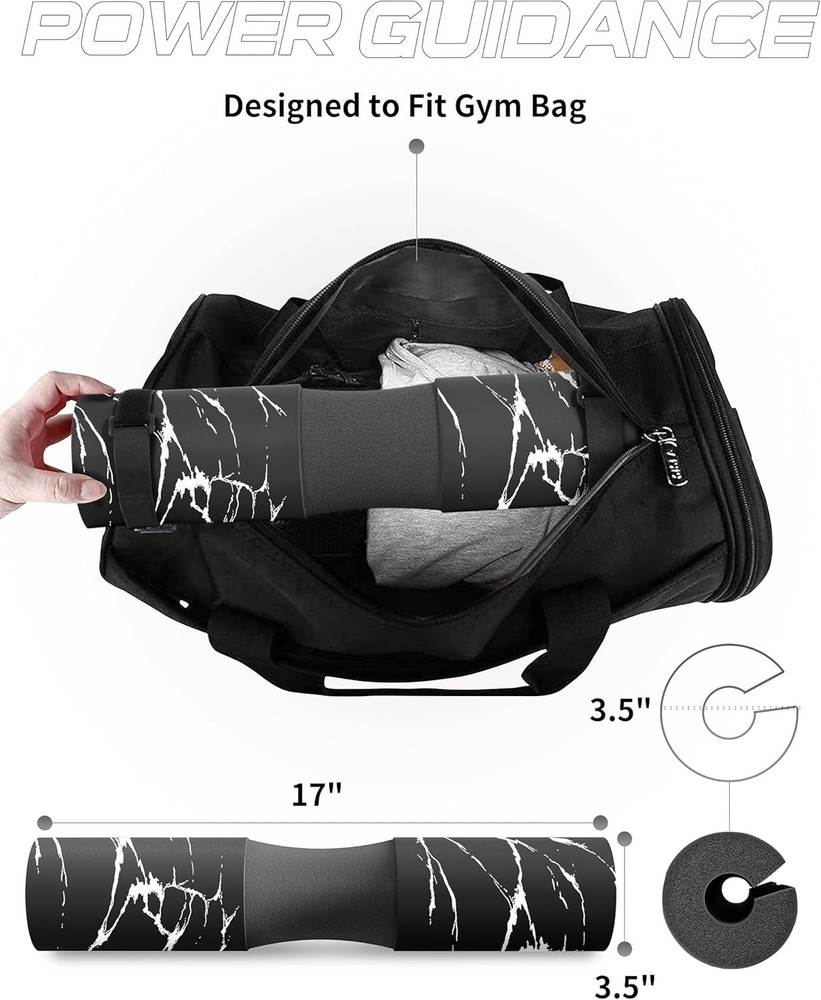 Multi-Exercise Barbell Pad - Ergonomic & Anti-Slip for Secure Lifting Experience
