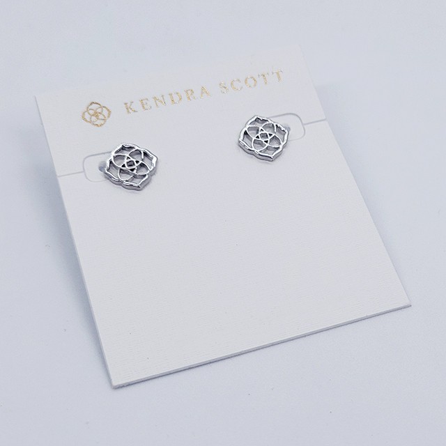 New Kendra Scott Dira Silver earrings