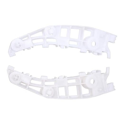 2Pcs White Front Driver and Passenger Side Bumper Bracket for Mitsubishi