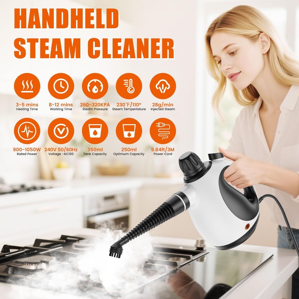 Handheld Pressurized High Cleaning Steamer Portable Home Accessories Machine