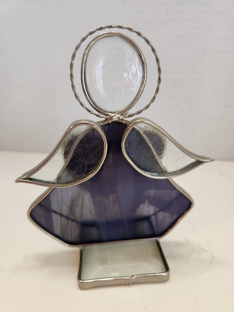 Iridescent Stained Glass Angel