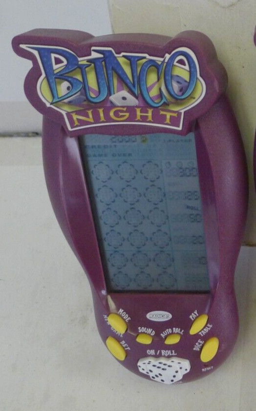 Electronic Handheld Game - Bunco Night by Radica 2004 - TESTED