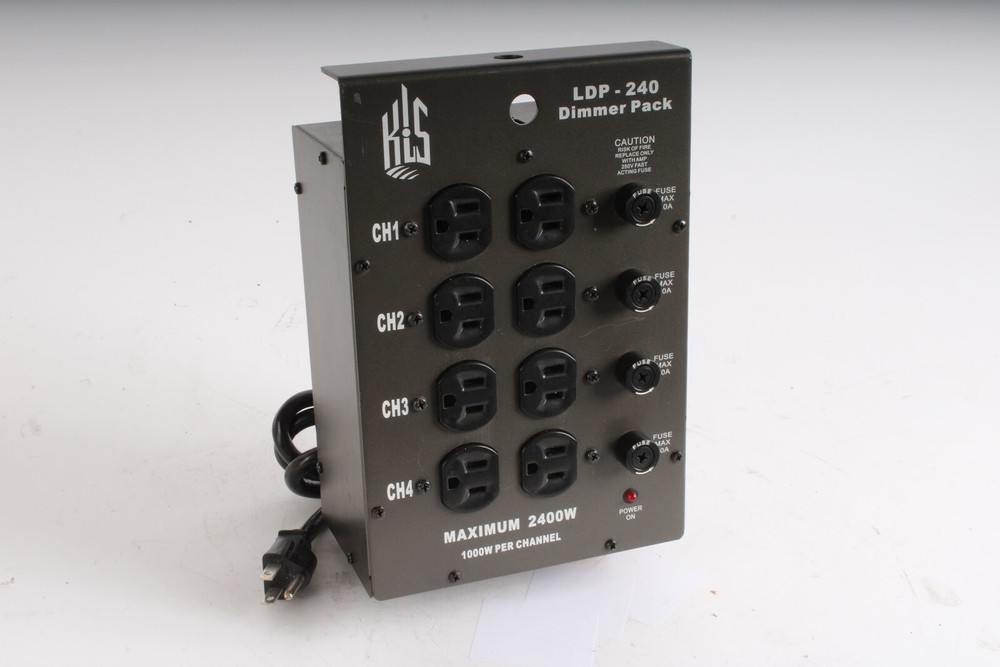 KLS Electronics LDP-240 Dimmer Pack 1000W Per Channel 2400W Max