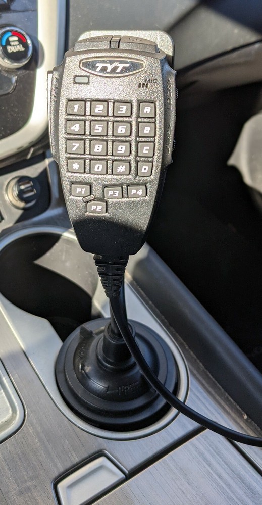 Car Cup Holder HAM Radio Mic Microphone Mount