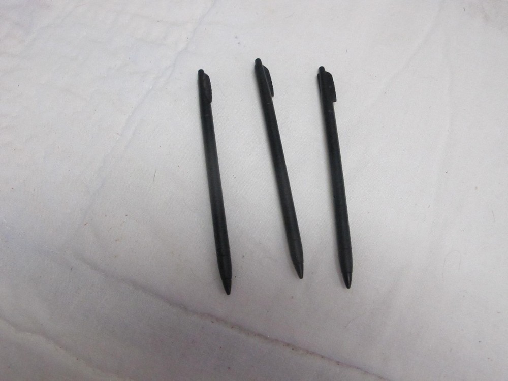 3 Black Cell Phone Stylus "Pens"