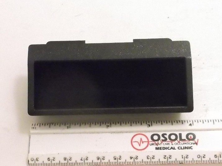 LAMP AT-100-B Recessed Pull Handle - Black - Plastic - Prepaid Shipping
