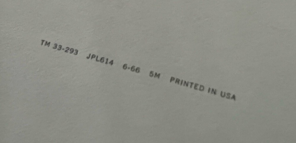 Vintage 1966 NASA Booklet - The Deep Space Network