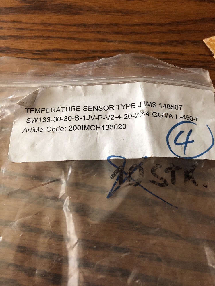 NEW TEMPURATURE SENSOR TYPE J #146507