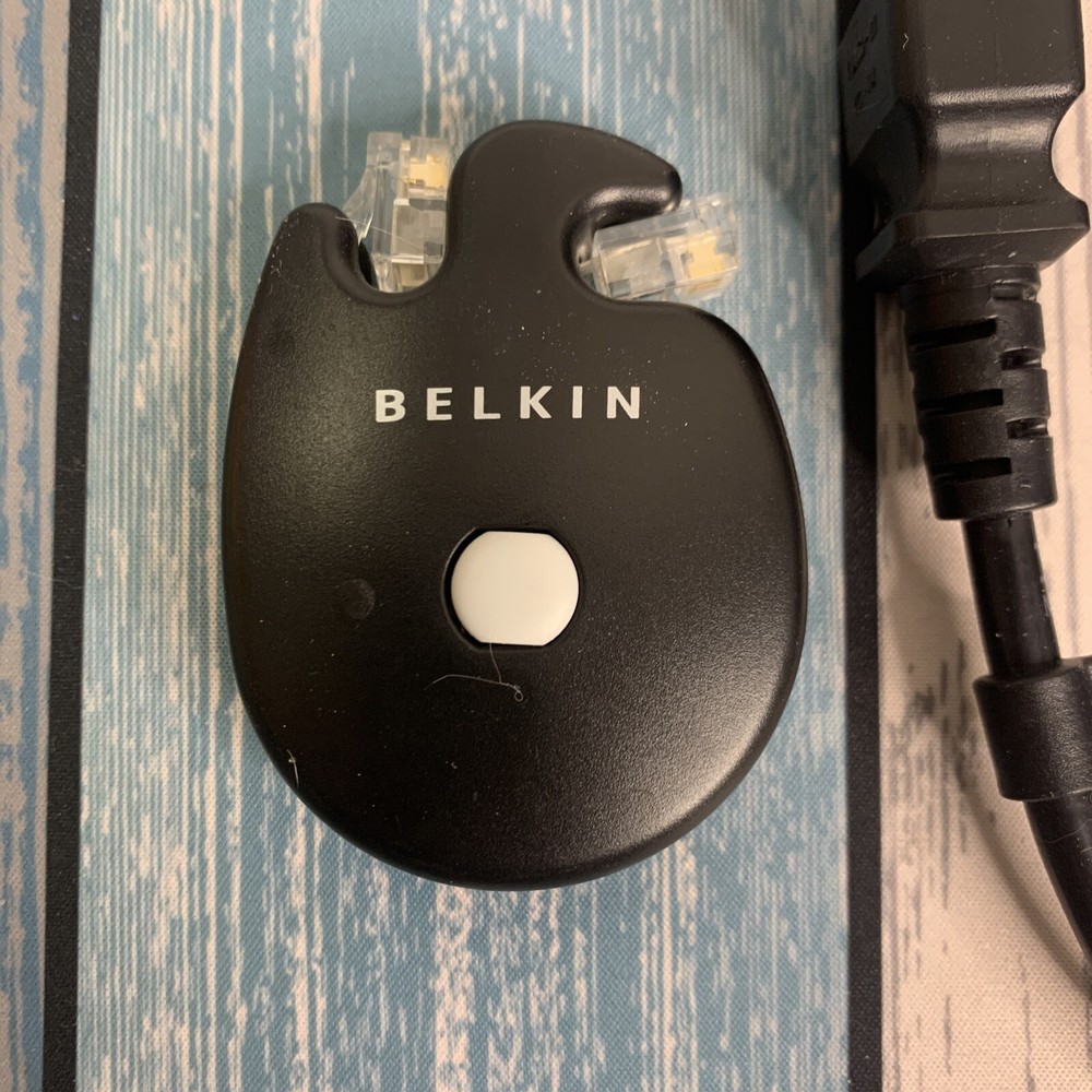 Belkin Notebook Travel Surge Protector Pack & Retractable Dial-up Patch Cord