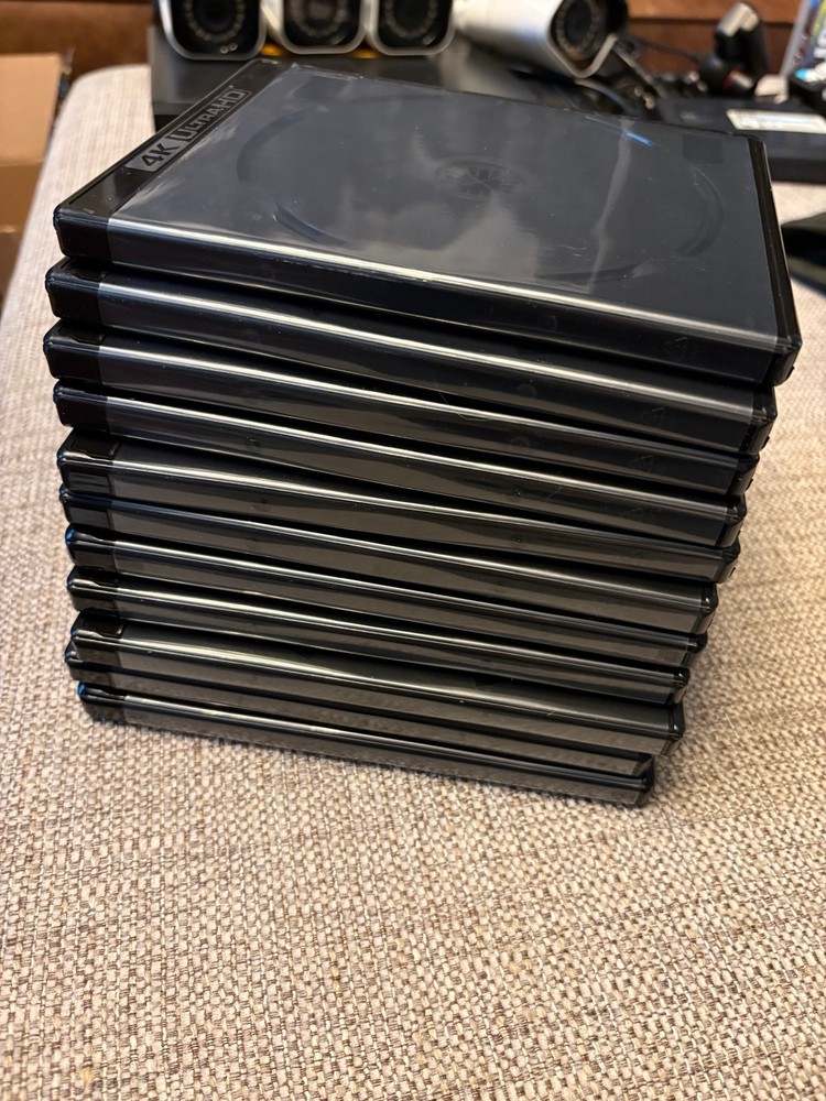Replacement Case Mega-Bundle 35 total - 4K Blu ray Disc Storage Boxes Like New