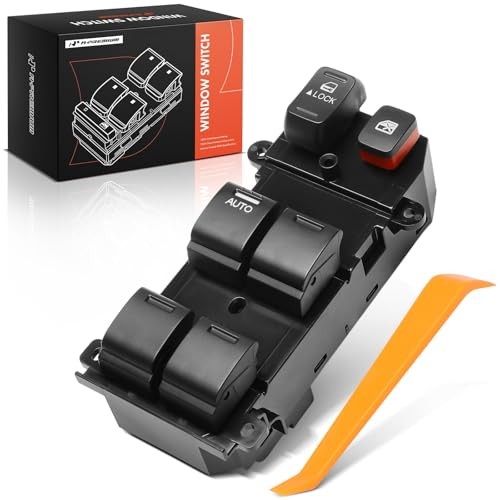 Master Power Window Switch Compatible with Honda Fit 2009-2014, Front Left