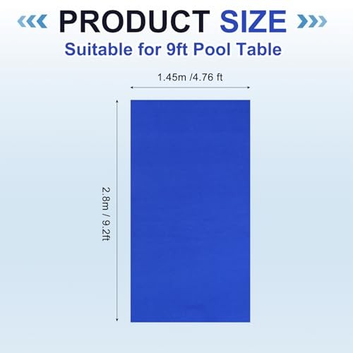 Billiard Cloth Pool Table Felt, 9ft Professional Felt Replacement Kit Fit for