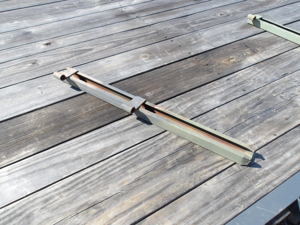 ONE..MILITARY SURPLUS  M101 CARGO TRAILER SIDE RAIL HINGE (PASS REAR-DRIVR FRNT)
