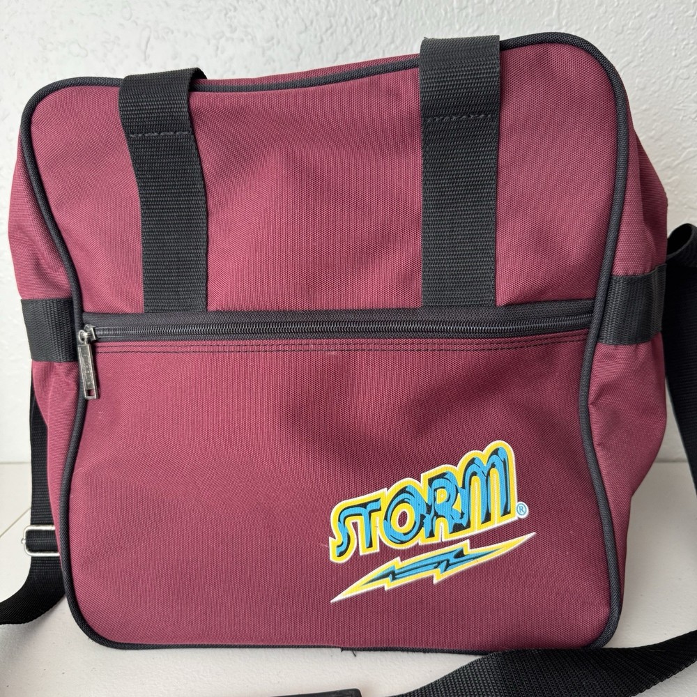 Storm single bowling bag maroon should strap