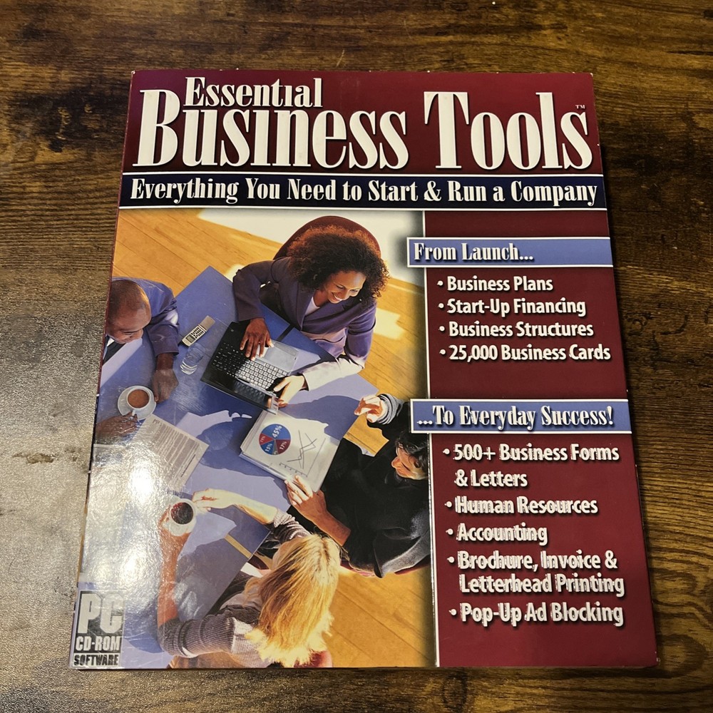 Essential Business Tools PC CD powerful start run professional home company tool