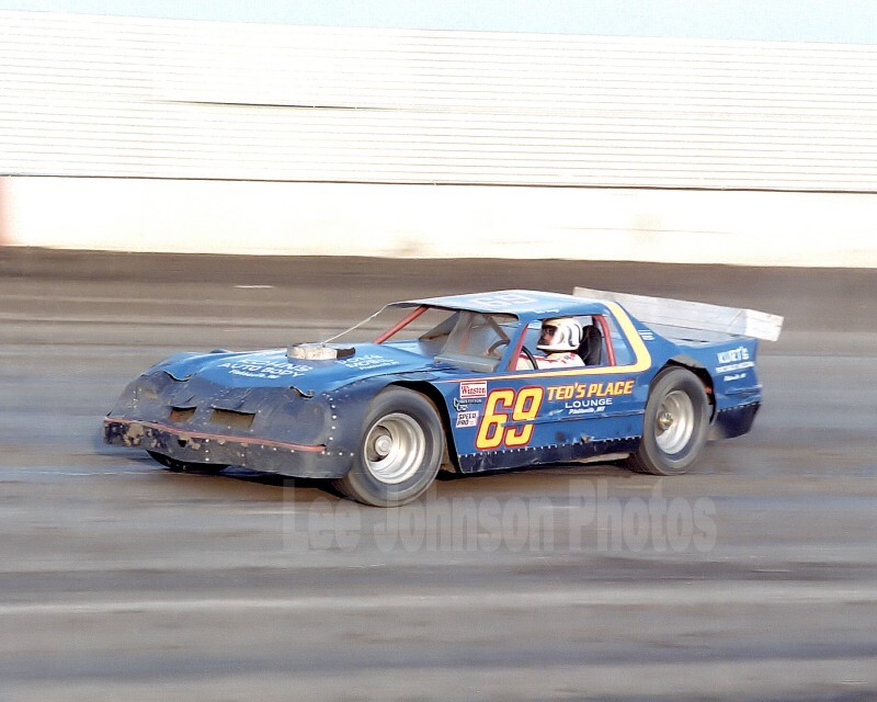 1983 Bob Jaeger 4x6 print Dirt Late Model Racing - Free Ship