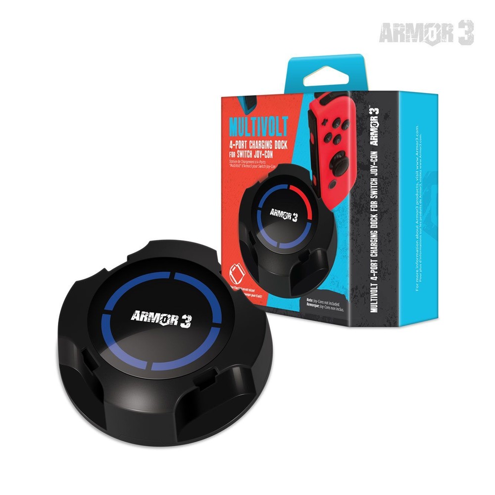 MultiVolt 4-Port Charging Dock For Joy-Con - Armor3