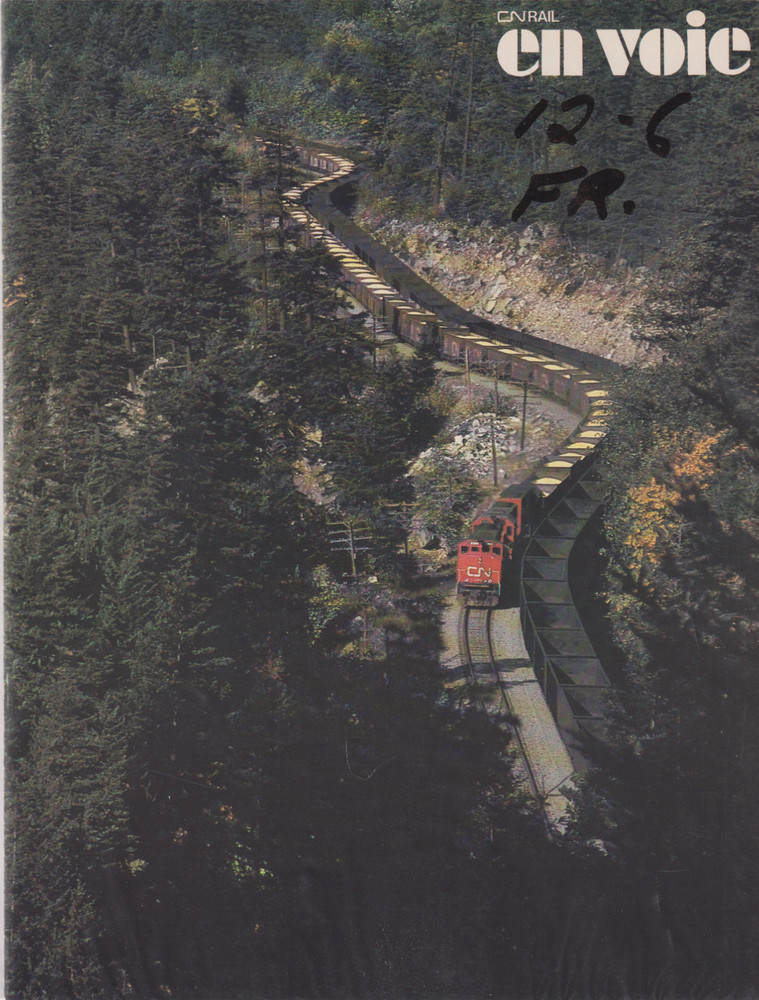 CN  RAIL         "Movin"      1980        Customer Magazine        MINT
