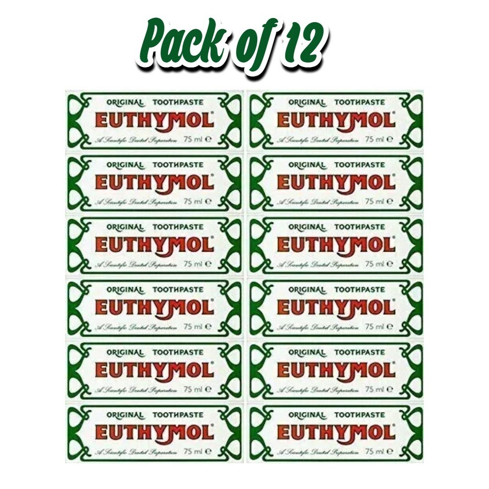 Euthymol Original Toothpaste 75ml PACK OF 12