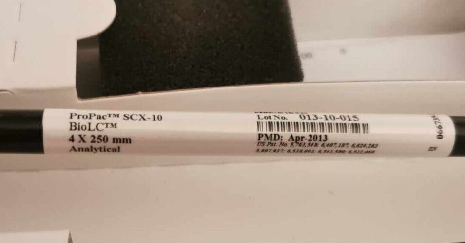 ProPac SCX-10 Analytical column 4 x 250 mm BioLC Strong Cation Exchange