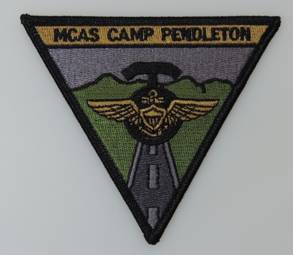 U.S. Marine Corps Patch ~ MCAS Camp Pendleton with Heat Seal Backing