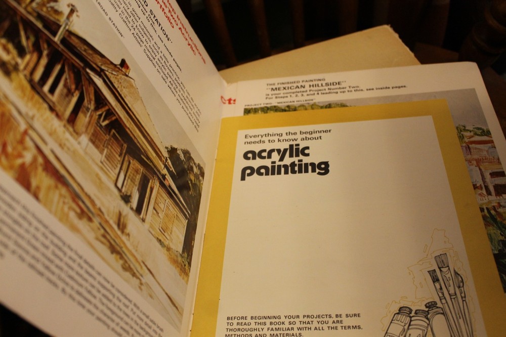 Craftint Book #4 ~ Acrylic Painting ~ 1971