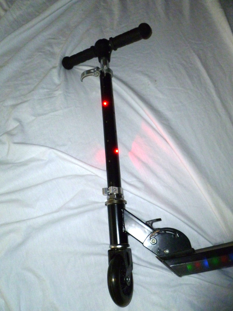Jetson Jupiter Kick Scooter with LED Lights & Height Handlebar