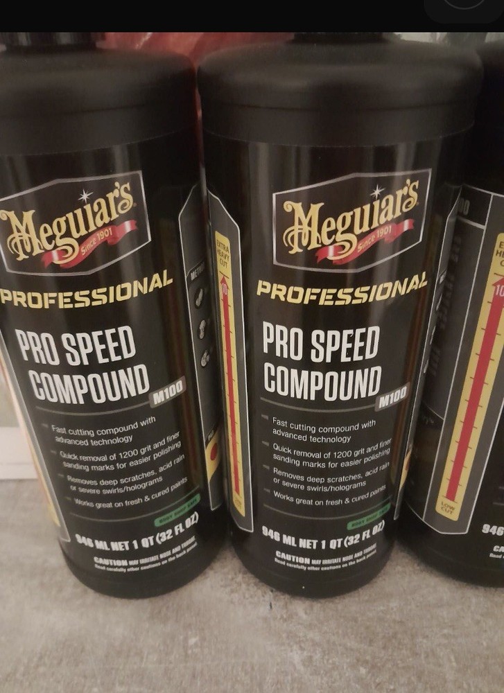 3M M100 Polish Kit Refurbishing Car Sanding Paste Meguiar's 4 Set Compound