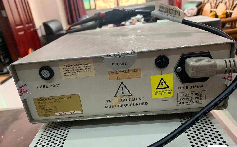 Voltech PM1000 AC Power Analyzer Meter Wattmeter Ammeter Power Factor