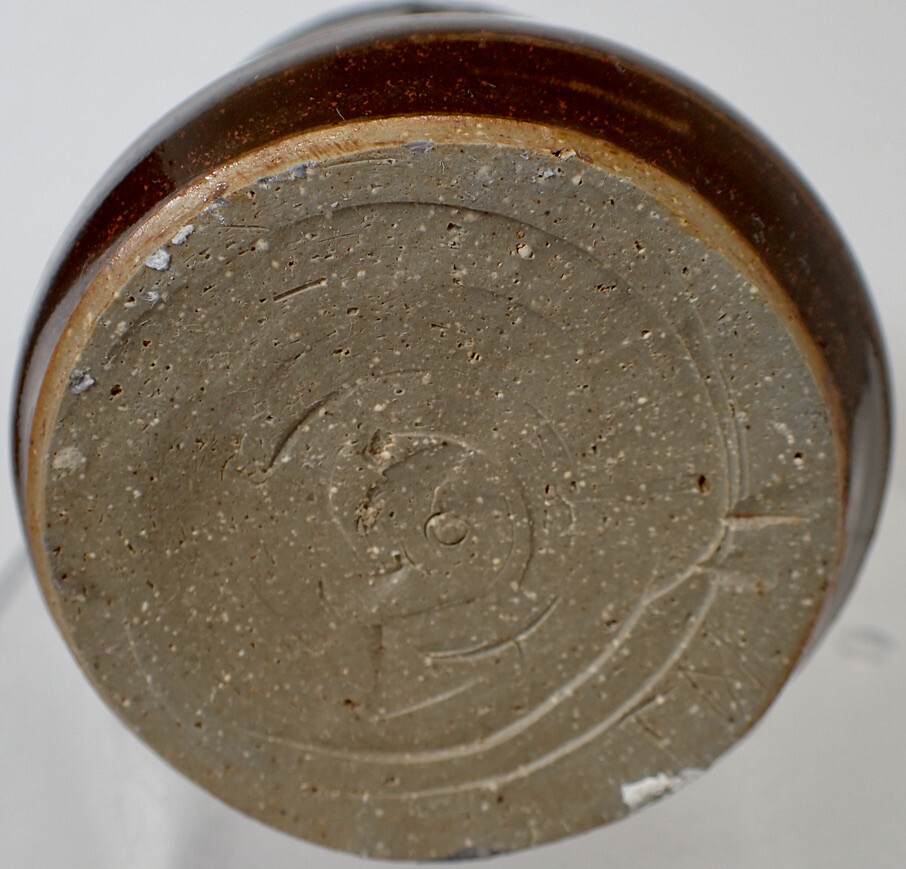 Unique Handmade Brown Glazed Clay Pottery Cup