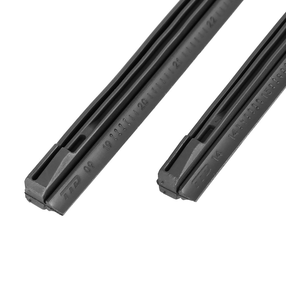 FOUR 450mm 650mm 17.5" 25.5" 3 Section Windshield Wiper Blade Refill Universal