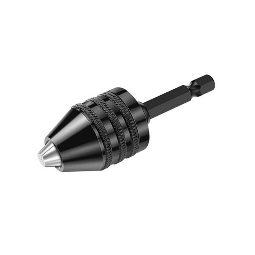 4Pcs 1/4"Hex Shank Keyless Drill Chuck Adapter Bit Quick Change Converter Driver