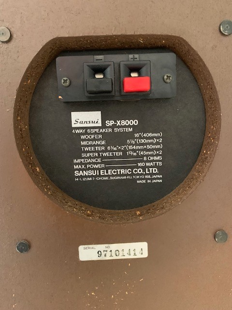 Sansui SP-X8000/Used, tested/works well
