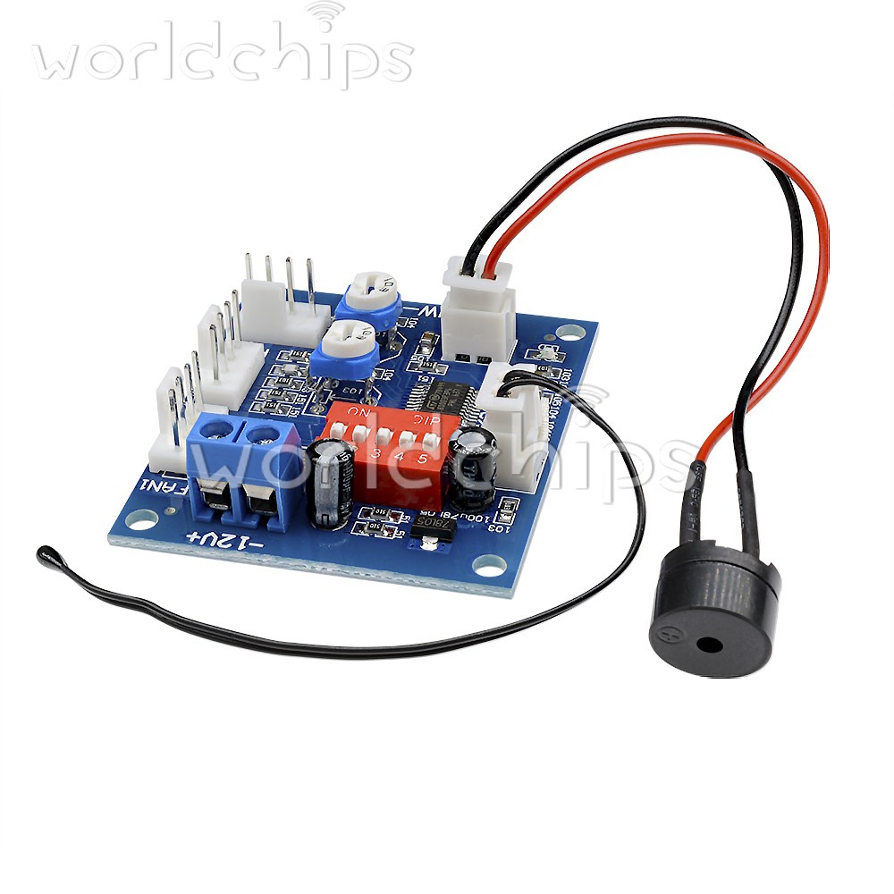 1-10PCS 12V 4Wire PC CPU Fan Temperature Control PWM Fan Speed Controller Module